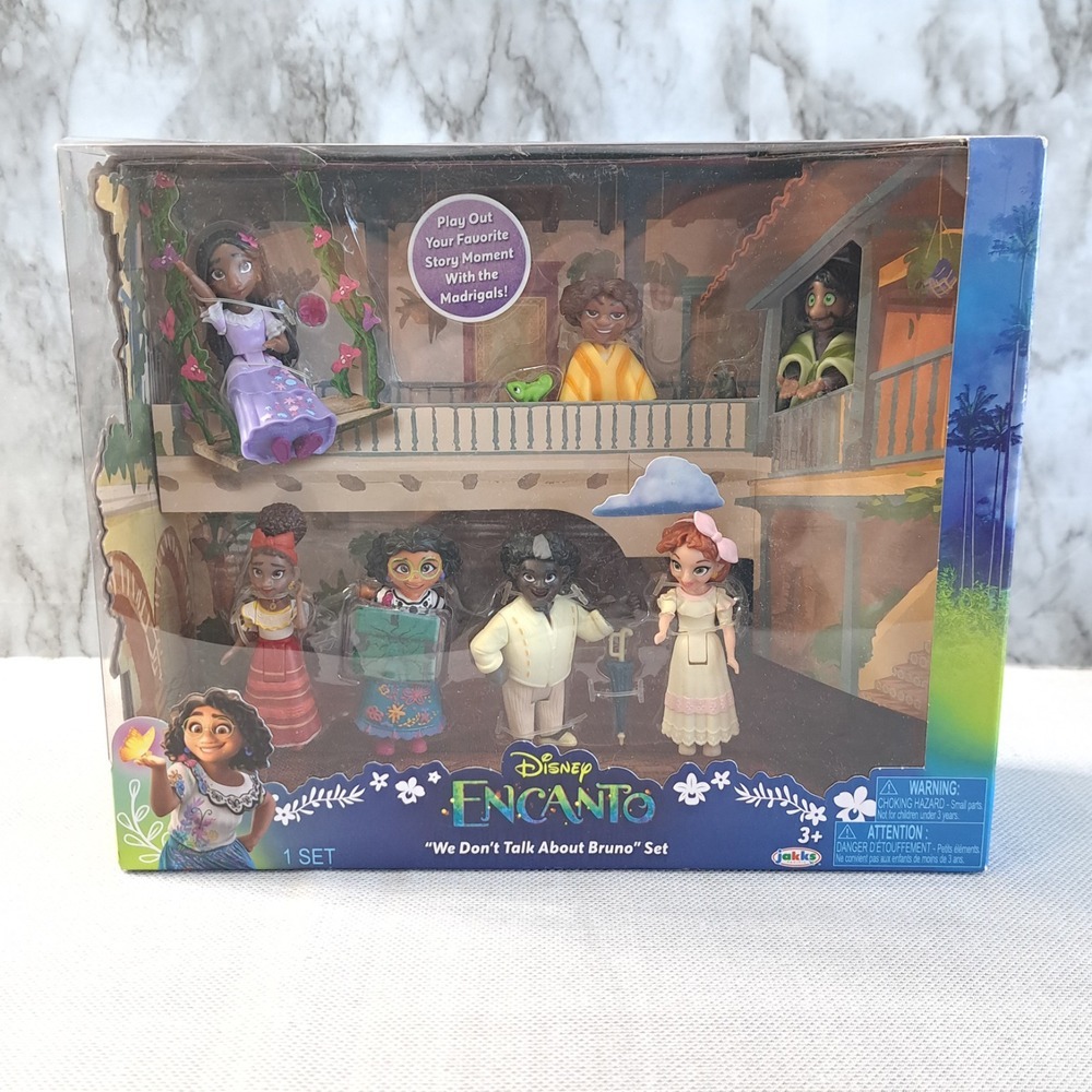 Jakks Pacific Disney Encanto We Don't Talk About Bruno Set Mini Dolls Multicolor